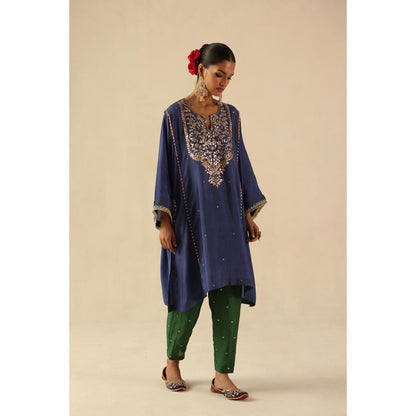Begum Pret Blue Parizad Kurta with Pant