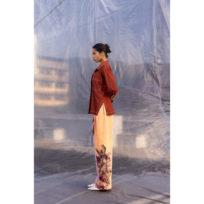 BENNCH Dahlia Peach Pant