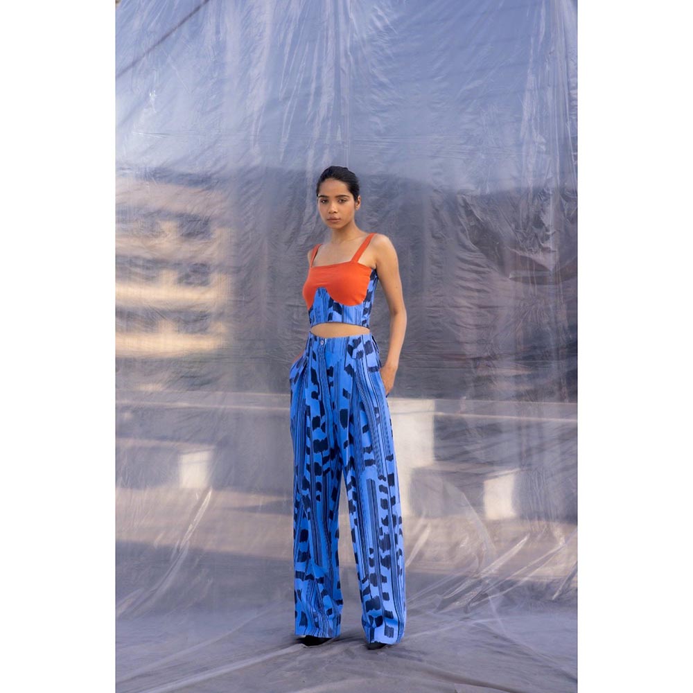 BENNCH Candy Scribble Crop Top & Pant (Set of 2)