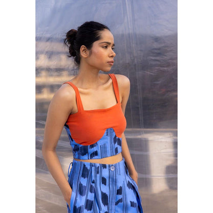 BENNCH Candy Scribble Crop Top & Pant (Set of 2)