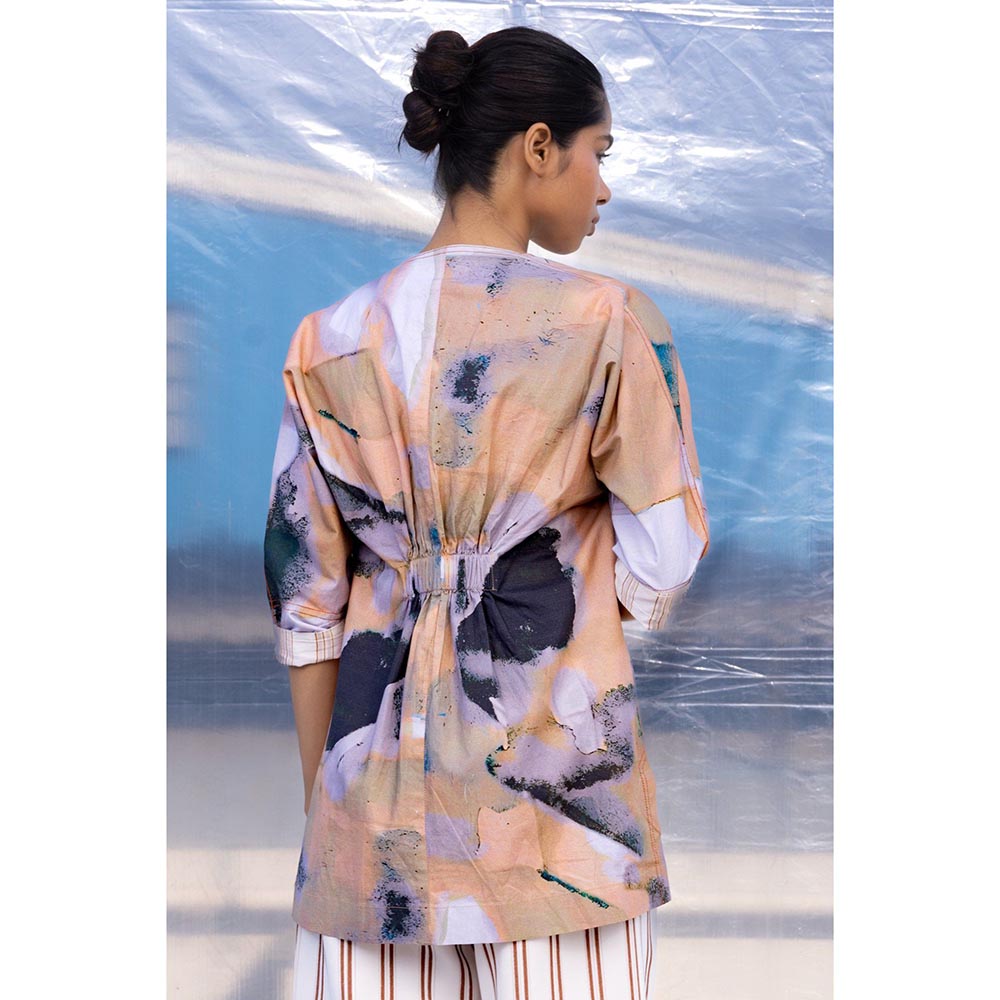 BENNCH Minimalist Striped Co Ord with Jacket (Set of 3)