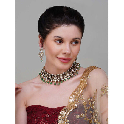 Beryachi Gulrez Kundan Necklace Set
