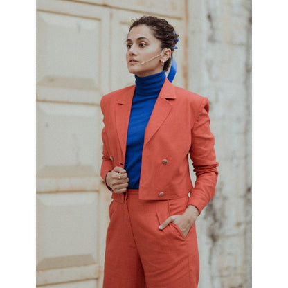 BETRUE Berry Blazer and Culottes (Set of 2)