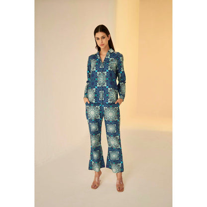 BETRUE Bliss Tashkent Print Shirt and Pant Set (Set of 2)