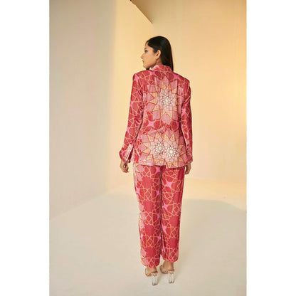 BETRUE Bukhara Velvet Jacket and Pants Set (Set of 2)
