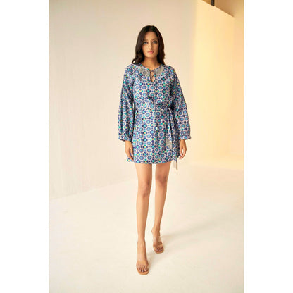 BETRUE Kokand Print Short and Flare Dress (Set of 2)
