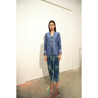 BETRUE Tashkent Print Knotted Skirt