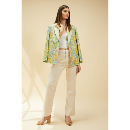 BETRUE The Embroidered Orient Sea Blazer