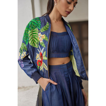 BETRUE Denim Buda Embroidered Jacket