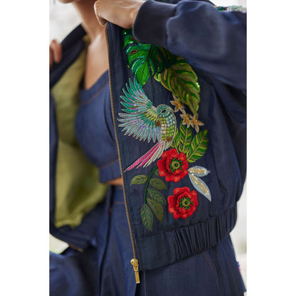 BETRUE Denim Buda Embroidered Jacket
