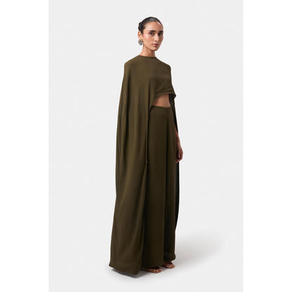 BEYOND Alaia Tailored Pant - Olive
