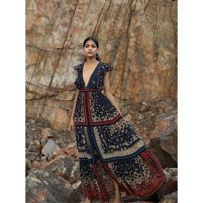 Bhanuni by Jyoti Yale Blue Maxi Dress
