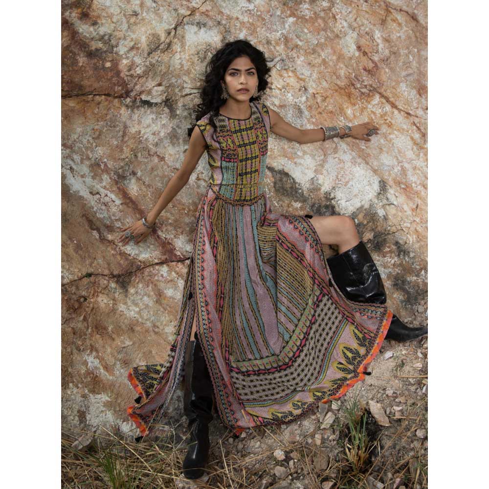 Bhanuni by Jyoti Multicolour Maxi Dress