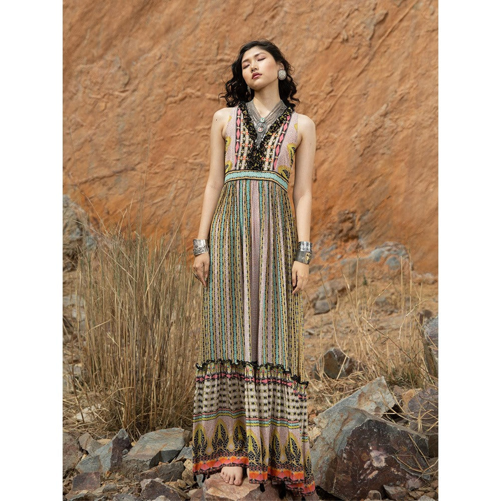 Bhanuni by Jyoti Multicolour Maxi Dress
