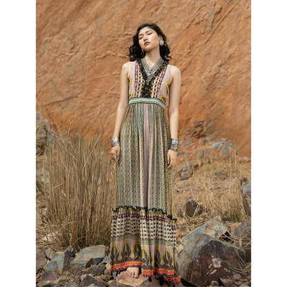 Bhanuni by Jyoti Multicolour Maxi Dress