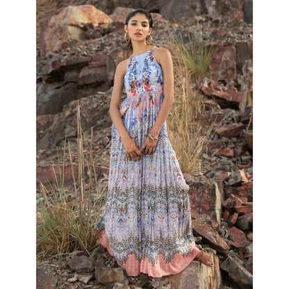 Bhanuni by Jyoti Heavenly Blue Maxi Dress