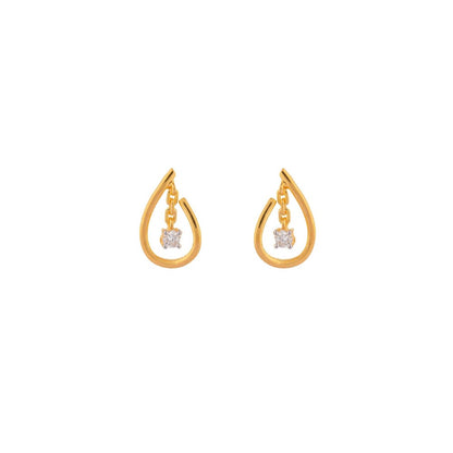 Bijou Co. Harper Lab Grown Diamond Studs - White
