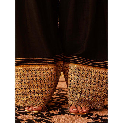 Bo Tree Black Zehra Kurta with Pant (Set of 2)