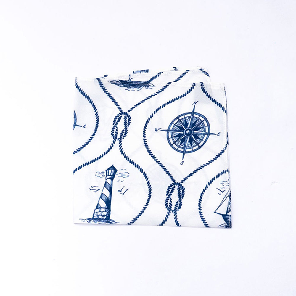 Bubber Blu Beacon Pocket Square