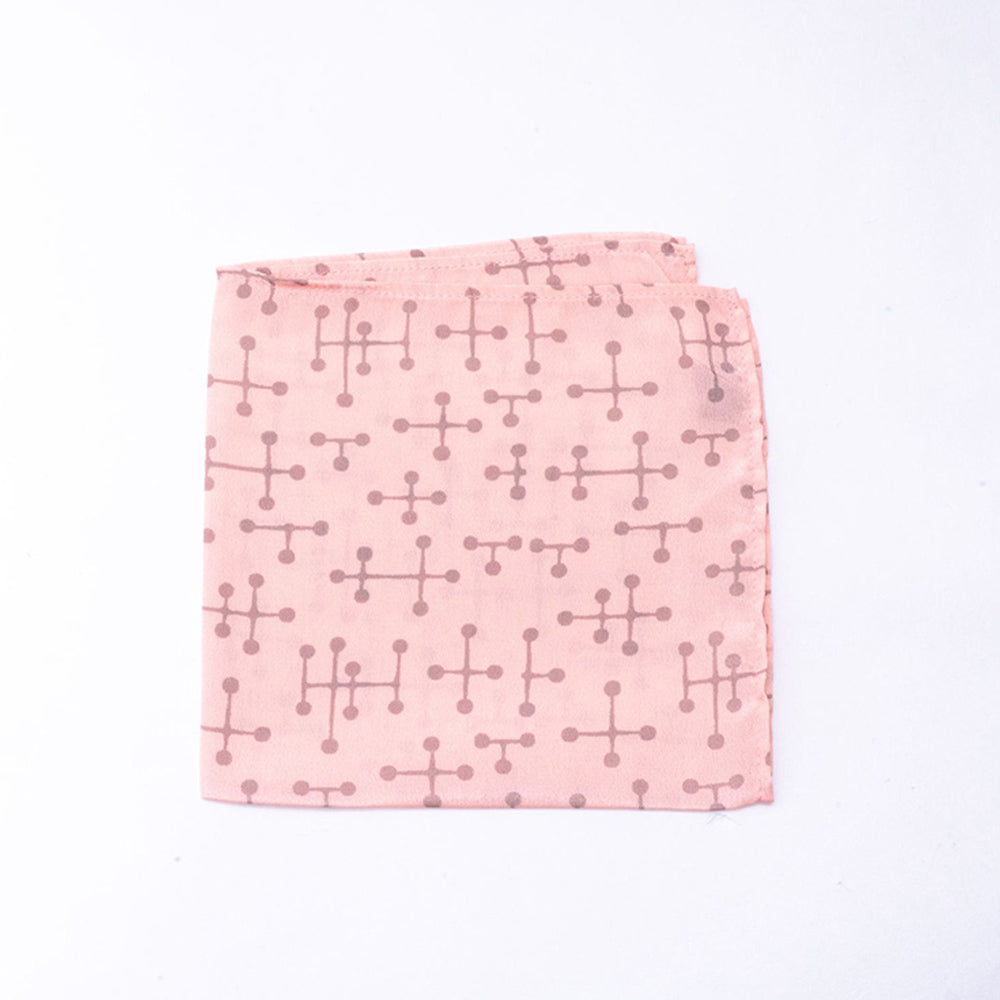 Bubber Blu Cross Pocket Square
