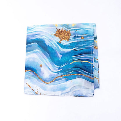 Bubber Blu Ocean Pocket Square