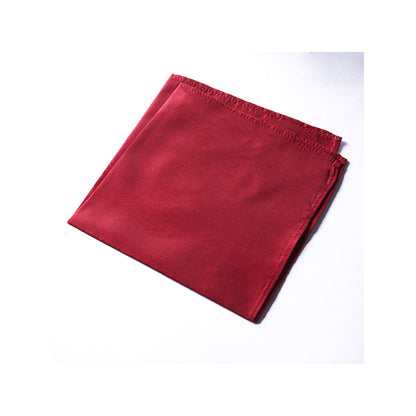 Bubber Blu Maroon Pocket Square