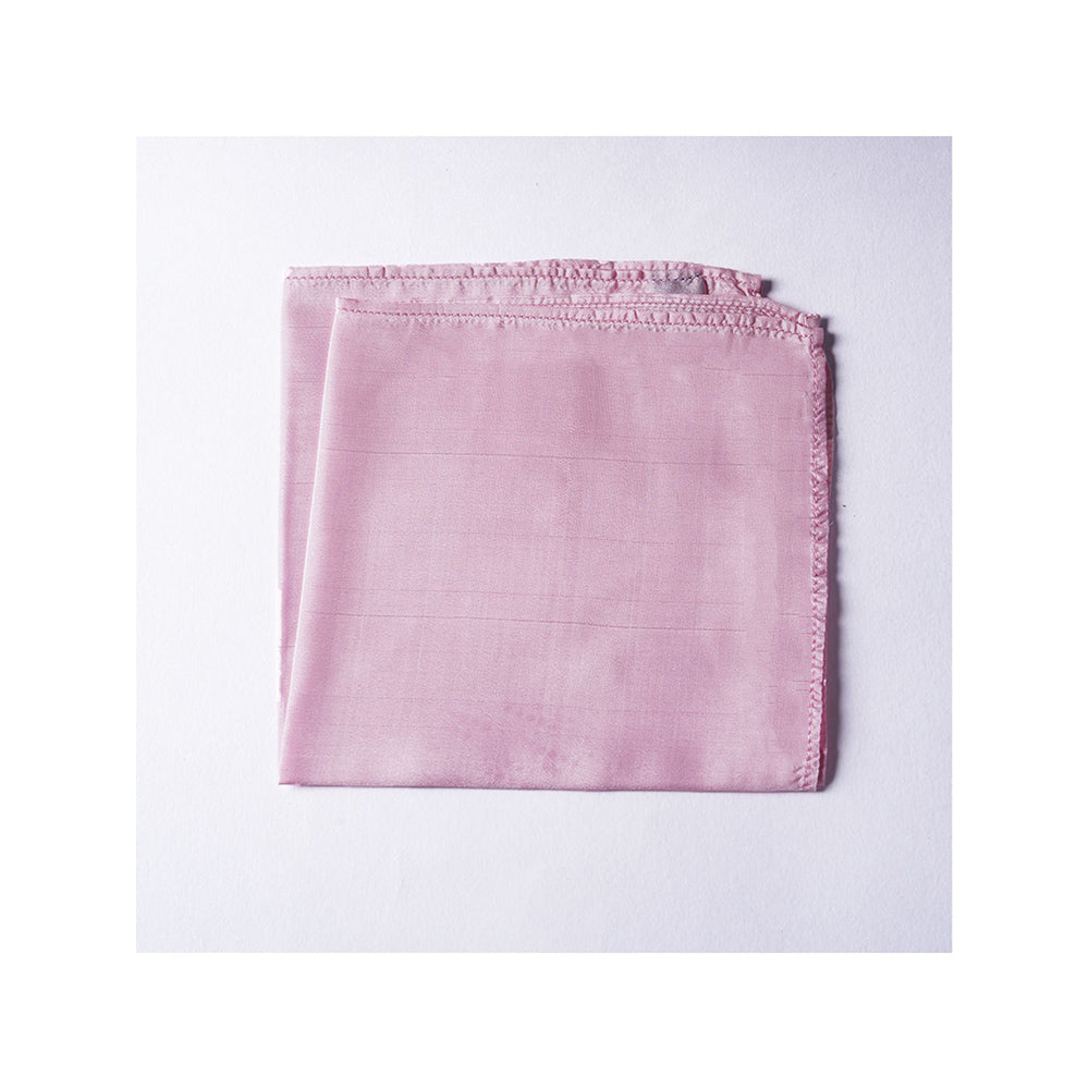 Bubber Blu Baby Pink Pocket Square