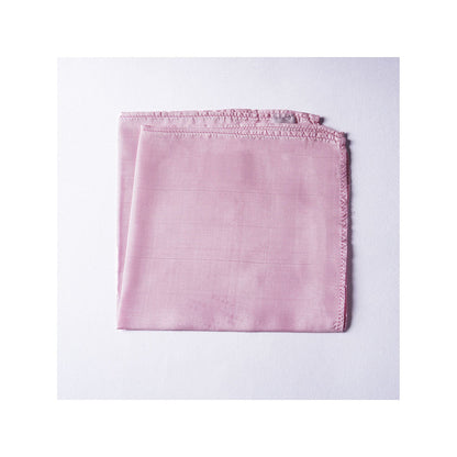 Bubber Blu Baby Pink Pocket Square