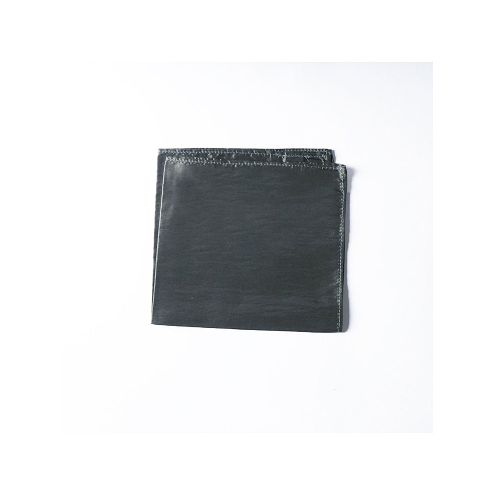 Bubber Blu Charcoal Pocket Square
