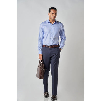 Bubber Blu Brando Powder Light Blue Classic Shirt