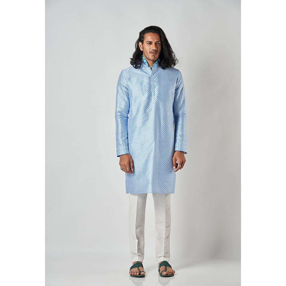 Bubber Blu Adrian Blue Caspian Kurta