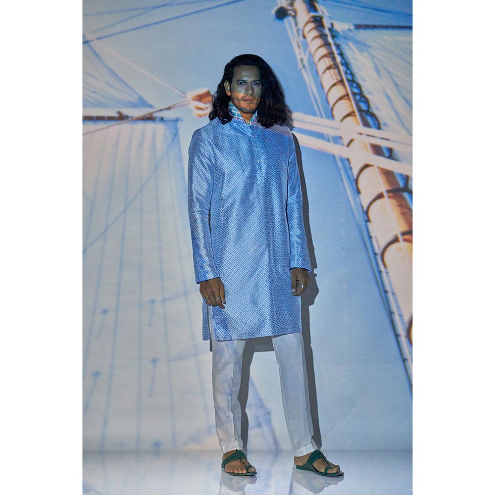 Bubber Blu Adrian Blue Caspian Kurta