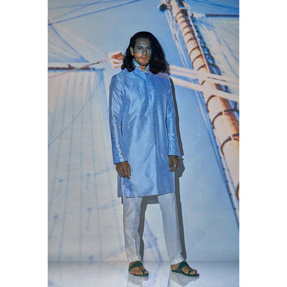 Bubber Blu Adrian Blue Caspian Kurta