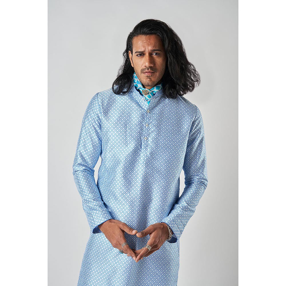 Bubber Blu Adrian Blue Caspian Kurta
