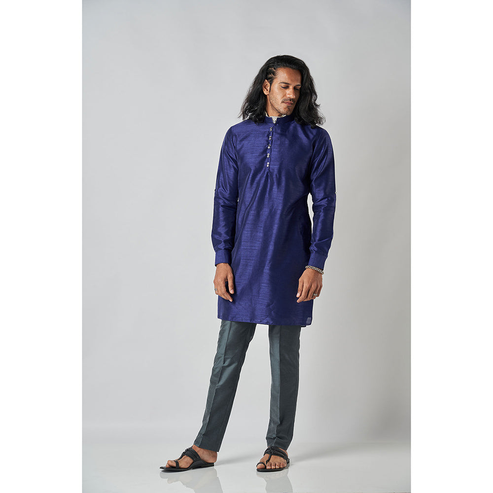 Bubber Blu Davey Indigo Helm Kurta