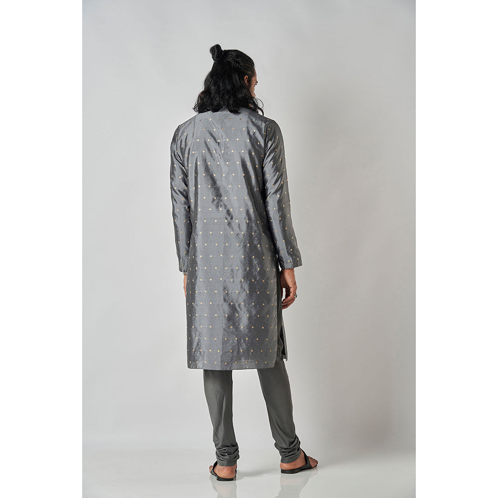 Bubber Blu Vasco Grey Clover Kurta