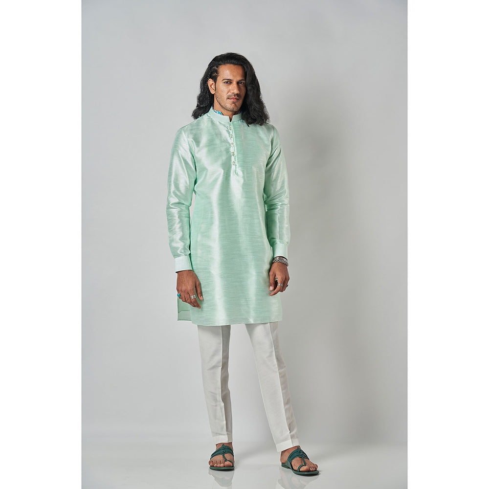 Bubber Blu Quint Mint Green Kurta