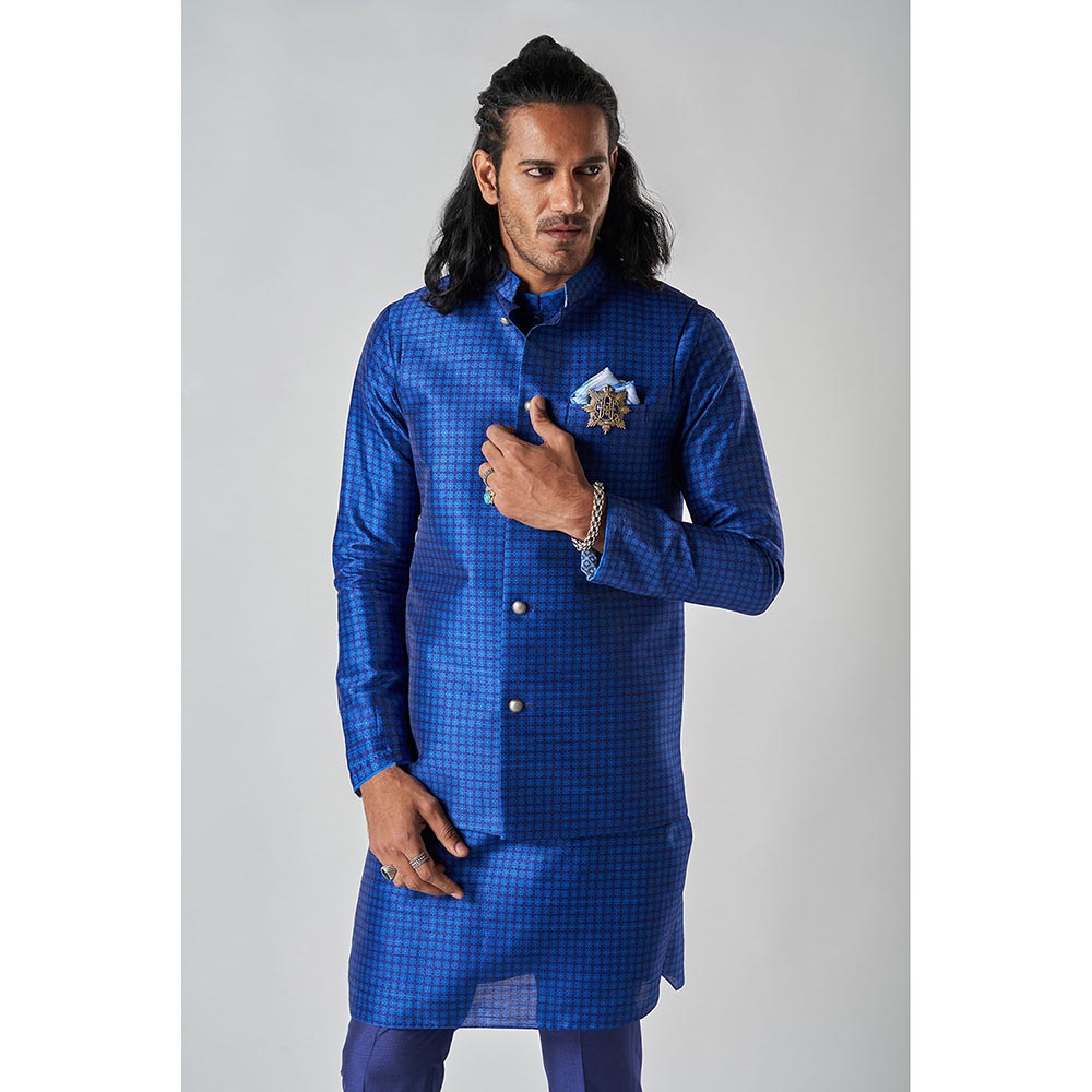 Bubber Blu Blueton Indigo Helm Bandhi