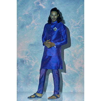 Bubber Blu Blueton Indigo Helm Bandhi