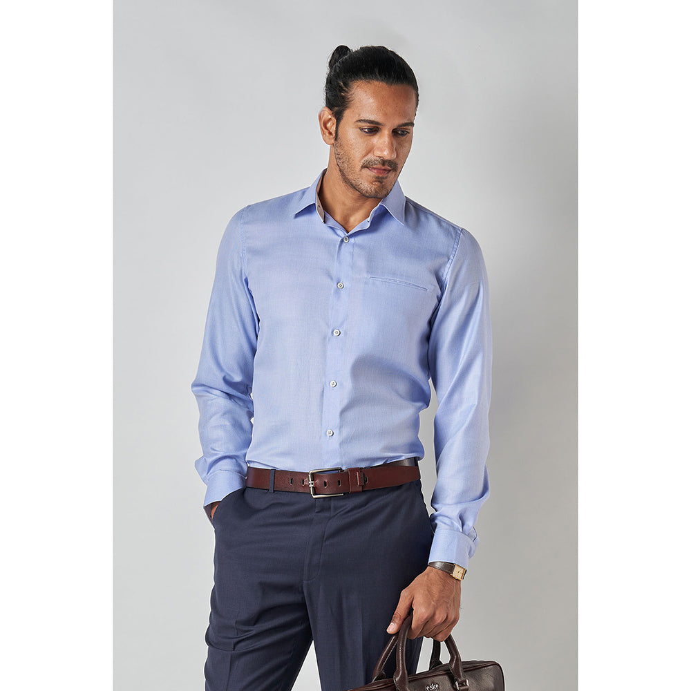 Bubber Blu Brando Powder Blue Classic Shirt