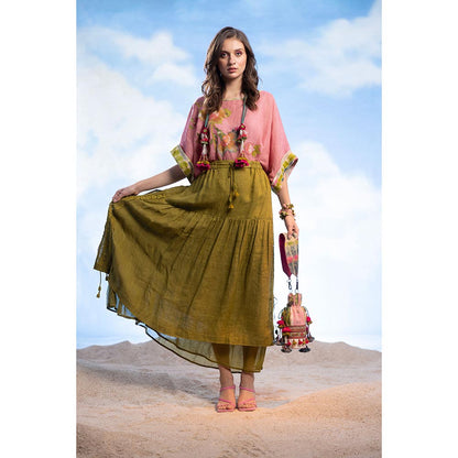 CAPISVIRLEO Embroidered Linen Top