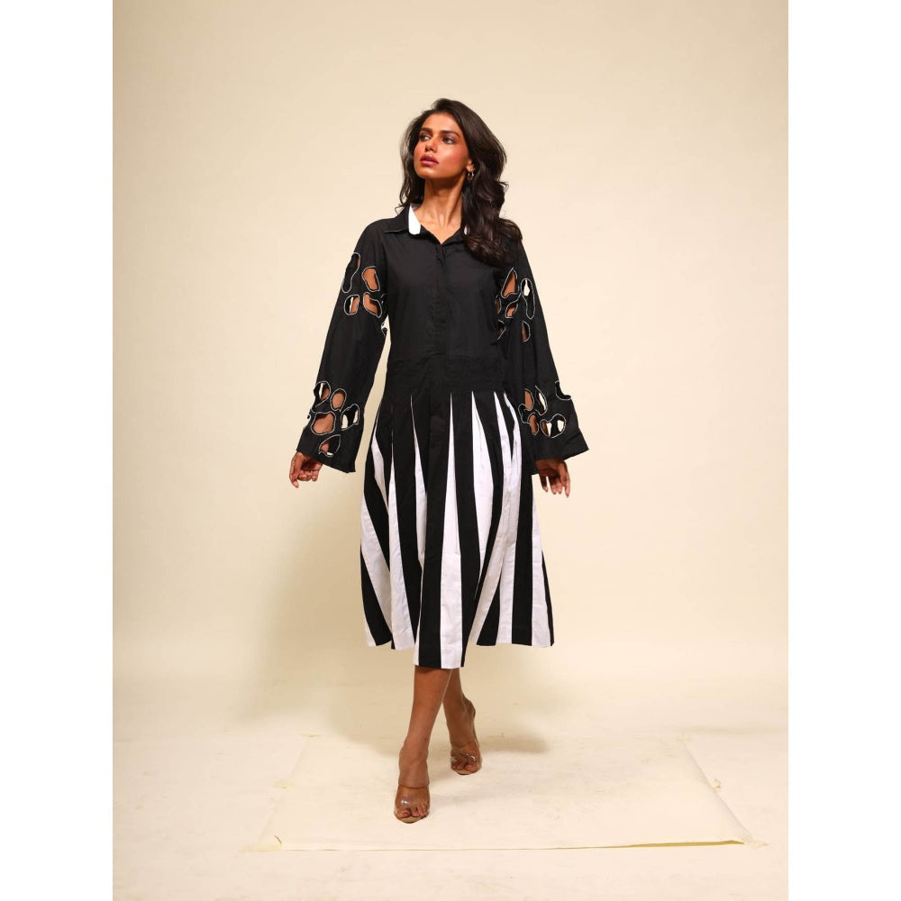 September Spring Candy Dress In Black