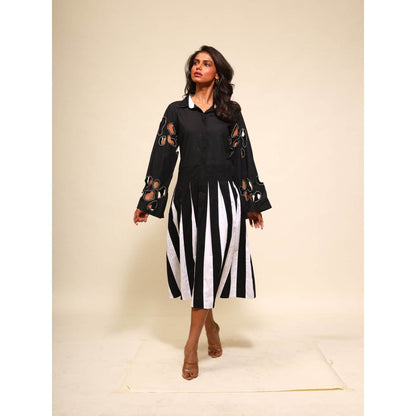 September Spring Candy Dress In Black