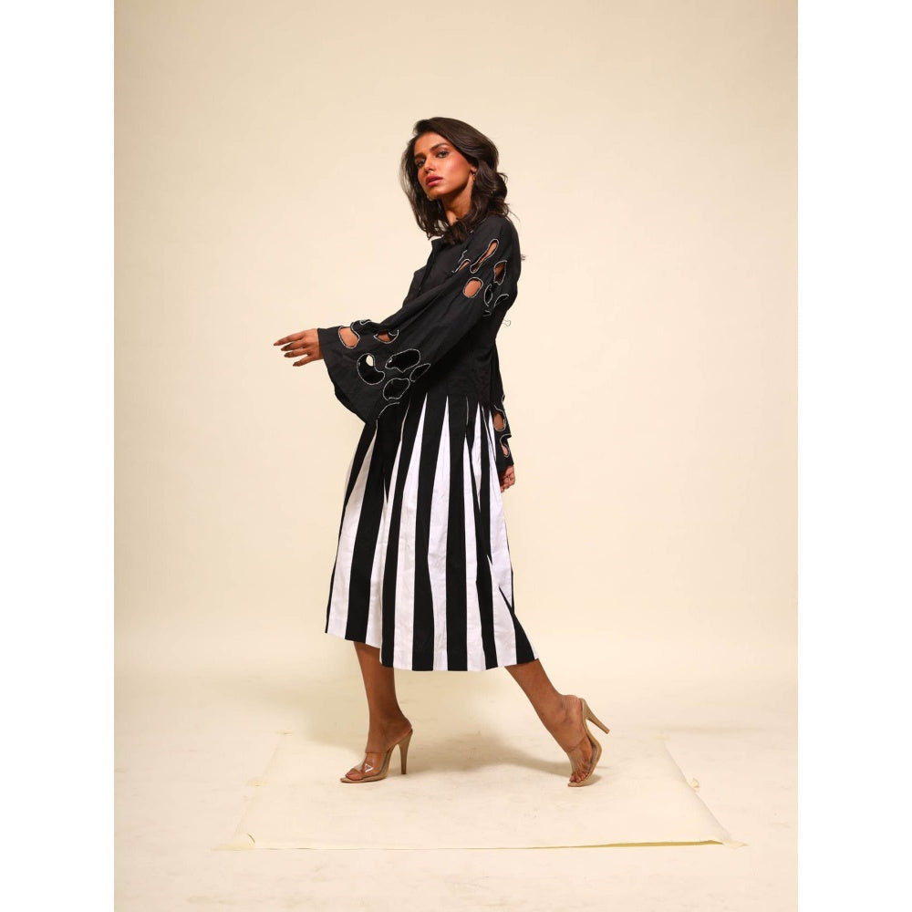 September Spring Candy Dress In Black