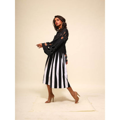 September Spring Candy Dress In Black