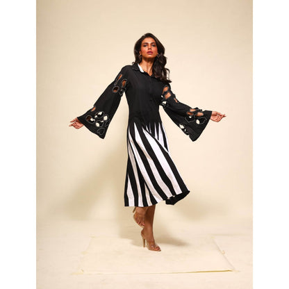 September Spring Candy Dress In Black