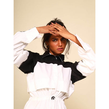 September Spring Black Soho-Boho Dress