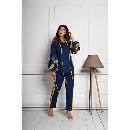 September Spring The Bird Embroidered Co-Ord (Set of 2)