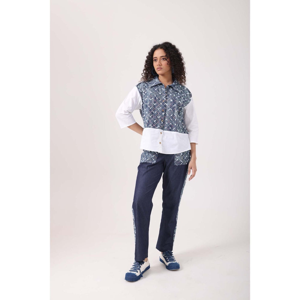 September Spring Snow Co-Ord Set - Blue