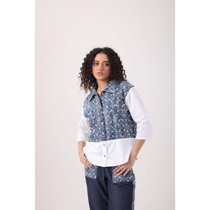 September Spring Snow Co-Ord Set - Blue